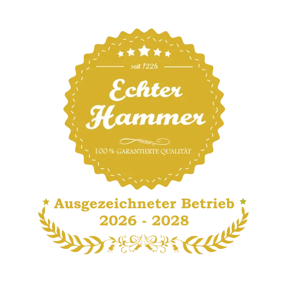 Echter Hammer — Ausgezeichneter Betrieb 2026–2028